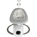 Momcozy AW001-GR12NB-A elektrische Babyschaukel mit sanften Bewegungen - Grau