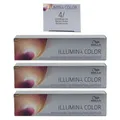 Wella Illumina 3 x 60 ml 4/ mittelbraun Set