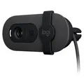 Logitech BRIO 100 - Webcam - Farbe - 2 MP - 1920 x 1080 - 720p, 1080p - Audio - USB - Grau