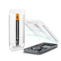Spigen Glas.tR EZ Fit Schutzfolie kompatibel mit Nothing Phone (3), 2 Stück, 9H gehärtetes Glas mit Installationskit, Kratzfest, Original-Klarheit, Oleophobe Beschichtung
