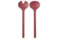Mepal Salatbesteck SILUETA, L 28,5 cm, Rot, Polypropylen, (2-tlg), Spülmaschinengeeignet