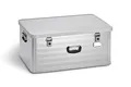Enders Alubox TORONTO 130 L - Aluminiumbox mit 1 mm Wandstärke, extra stabil, spritzwasser und staubdicht, stapelbar, inklusive Hangtag, Kunststoffgriffe, Transportbox, Lagerbox, Werkzeugkiste #3910