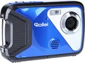 Rollei Sportsline 60 Plus - wasserdichte Digitalkamera mit 21 MP & Full HD Camcorder - Sports-Cam mit großem Display, 21 Motivprogrammen, robustes Case und einfacher Menüführung, perfekt für Kinder
