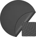 Wiltec Pool Solarfolie Ø 5 m, schwarz, Poolheizung aus 140 µ starkem PE Film, Poolabdeckung Poolplane Solarplane rund