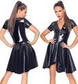 Lack Kleid Party Erotik Gr. S Swingerclub Black Level Sexy Kleid schwarz