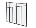 Palram Canopia Terrassenabdeckung Four Series Seitenwand grau, 4 Meter Tiefe, 4 Meter Tiefe
