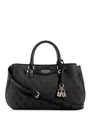 GUESS Katya Girlfriend Satchel Coal Logo
