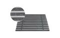 ACO Severin Ahlmann GmbH & Co. KG Fußmatte Eingangsmatte Vario, Rips Hellgrau, rechteckig, Höhe: 22 mm, Größe: 600x400 mm, für Innen- und überdachten Außenbereich