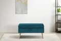 OTTO home Truhenbank AMIRA Sitzbank mit Stauraum, Maße B/T/H: 81/36/43 cm, mit Staufach, in 3 Bezugsqualitäten mit feiner Steppung