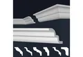 marbet design Stuckleiste E-21, 20 Meter / 10 Leisten, XPS Styropor weiß - Deckenleisten Stuck Decken Styroporleisten E-Leisten - (20 Meter / 10 Leisten E-21)