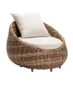 Lounge Sessel Tulum aus Kunststoffgeflecht / Aluminium 97 x 95 x 76 cm, Dehner