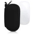 kwmobile Hülle kompatibel mit Apple Magic Mouse 1/2 - Neopren Hülle für PC Mouse Schutzhülle - Computer Maus Tasche - Neopren Tasche für PC-Maus - Schwarz