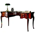 JVmoebel Schreibtisch Italienische Klassisches Holz Möbel Luxus Schreibtisch Büromöbel Stil, Made in Europa braun