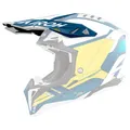 Visier Helm Airoh Aviator 3 Saber Weiß Blau Matt