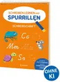 Schreiben lernen mit Spurrillen - Schreibschrift Schreibblock mit vorgeprägte...
