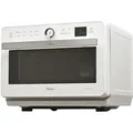 WHIRLPOOL JT469WH - Jet Chef Mikrowelle - 33 L - 6th SENS Combi Crisp Steam - Edelstahl - 36 cm Drehscheibe - Weiß - Weiß