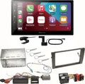 Pioneer SPH-DA160DAB Android Auto CarPlay Einbauset für Seat Exeo Audi A4 B6 B7