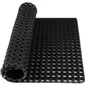 KARAT Ringgummimatte Octo Door - Recyclebare Gummiringmatte Wabenmatte Schwarz - 100 x 150 x 2,3 cm