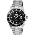 INVICTA PRO DIVER 26970 HERRENUHR – WASSERDICHTIGKEIT 200 m – 40 mm Gehäuse - Schwarz/Silber
