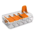 WAGO GmbH& Co. KG Compact-Verbindungsklemme 5-Leiter bis 4qmm 221-415, 25 Stück