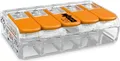 WAGO Verbindungsklemme 221-415 | 5-Leiter COMPACT | 0,14-4 mm² | mit Hebel | transparent | 450V | für alle Leiterarten