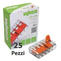 WAGO 221-415 Federzugklemme Elektrische Steckverbinder 5 Leiter 32A - 25 Stk