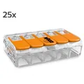 WAGO 5 Leiter (25 Stk. VPE) COMPACT-Verbindungsklemme mit Hebel flexibel