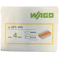 WAGO Klemme mit Hebel Leiter 5/Stück 25/221-415 Verbindungsklemme 4mm²