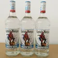 Captain Morgan Caribbean White Rum 37,5 % Alkohol 3 x 1 Liter SET