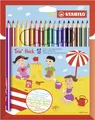 STABILO Trio dick Dreikant-Buntstift 18er Pack verschiedene Farben