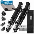 Terra Peak Wanderstöcke Teleskop Aluminium faltbar, ausziehbar & Ultra-leicht - Trekkingstöcke & Nordic Walking Stöcke verstellbar Damen & Herren mit Gummipuffer Wander-Stock & Hiking Poles (Zubehör)