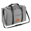 Granori Handgepäck Reisetasche 40x30x20 cm WT2 - Leichte Flugzeug Bord-/ Kabinengepäck Tasche 24 l für Damen und Herren | Max. Maße Flug Gepäck Kabinentasche für Wizz Air (Grau)