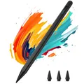 Kingone Stift für Apple iPad 2018-2026, 2X Schnellladung, kompatibel mit iPad 6~11th,Pro 11"/12.9"/13",Air 3~5th,Air 11"/13",Mini 7/6/5th, mit Magnetischer Haftung, Palm Rejection & Neigung, Schwarz.