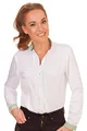 Trachten Bluse, Langer Arm - FALENA - weiß