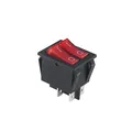 WITTKOWARE Dual-Wippenschalter, 30x22mm, 2-polig, EIN/AUS, 15A/250V, rot