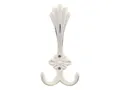 Chic Antique Wandhaken Wandhaken Gusseisen Creme od. Grau Doppelhaken Vintage Garderobenhaken, Chic Antique Wandhaken Gusseisen Doppelhaken Vintage