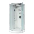D37-20r2-ec Dusche Dampfdusche Duschtempel Duschkabine 100x100 Mit 2k Scheiben Versiegelung - Acquavapore