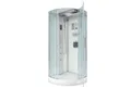 AcquaVapore Dampfdusche D37-20R2-ALL Dusche Duschtempel Duschkabine, Sicherheitsglas ESG, Höhenverstellbar, Gehärtetes Glas, Integrierte Massagedüsen, Multimedi