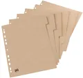 Oxford Karton-Register TOUAREG blanko DIN A4 5-teilig beige