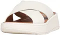 FitFlop F-Mode Flatform FW5-477, Women slides, White, 38 EU