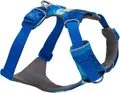 Ruffwear Front Range Hundegeschirr, reflektierendes Y-Geschirr, verstellbares, bequem gepolstertes Alltagsgeschirr für Spaziergänge und Hunderennen, 2 Leinenbefestigungen, Coastal Mountains L/XL