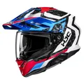 HJC RPHA 60 Dakar MC21 Blau Rot Weiß Carbon Gr. XL - Adventure Motorrad Helm