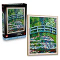 LEGO Art Claude Monet - Die Brücke über den Seerosenteich - Hängendes 3D Wandkunstwerk für die Wohnungsdekoration - Impressionistisches Ausstellungsmodell für Erwachsene - DIY-Geschenkidee - 31220