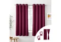 Cozyor Verdunkelungsvorhang 2er-Set inkl. 2 Magnethalter, thermoisolierend, Gardinen blickdicht (2 St), Ösen, verdunkelnd, Mikrofaser Polyester, Gardinen Thermo Vorhang 160x135 Wohnzimmer, Schlafzimmer, Kinderzimmer