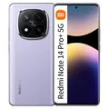Xiaomi Redmi Note 14 Pro+ 5G Smartphone, 12 GB RAM 512 GB, 6,67 Zoll 1,5 K AMOLED Display, Fingerabdrucksensor, Kamera 200 MP, NFC, Schnellladung 120 W, Lavendel Violett (mit Ladegerät)