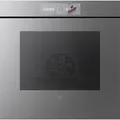 Combair V6000 60P AutoDoor Einbaubackofen Pyrolyse Spiegelglas Platinum - 10 Jahre Garantie