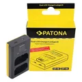 Patona Dual LCD USB Ladegerät für Panasonic DMW-BLK22