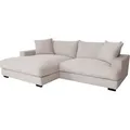 Ecksofa - dove - Cord - Recamiere links