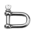 SCHNEIDER SCHIRME D-Schäkel, für Sonnensegel, Edelstahl, Länge: 70 cm - silberfarben