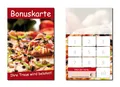 100 Stück Bonuskarten Pizzeria Treuekarten Gastronomie Restaurant Pizza BOK-413